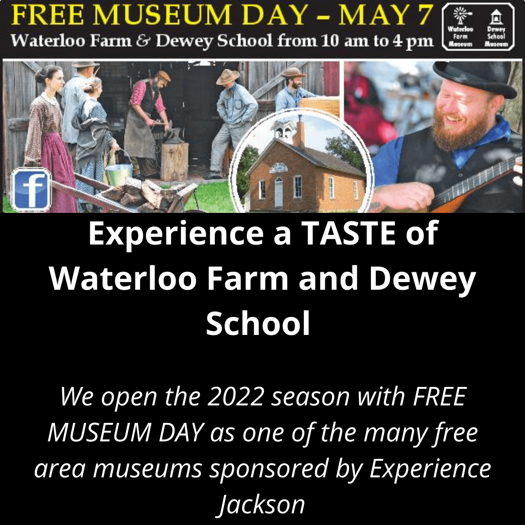 Free Museum Day Waterloo Dewey School and Farm