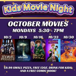 Kid Movie Night at Rumpus Room
