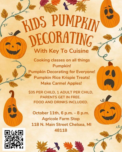 Kids Pumpkin Decorating